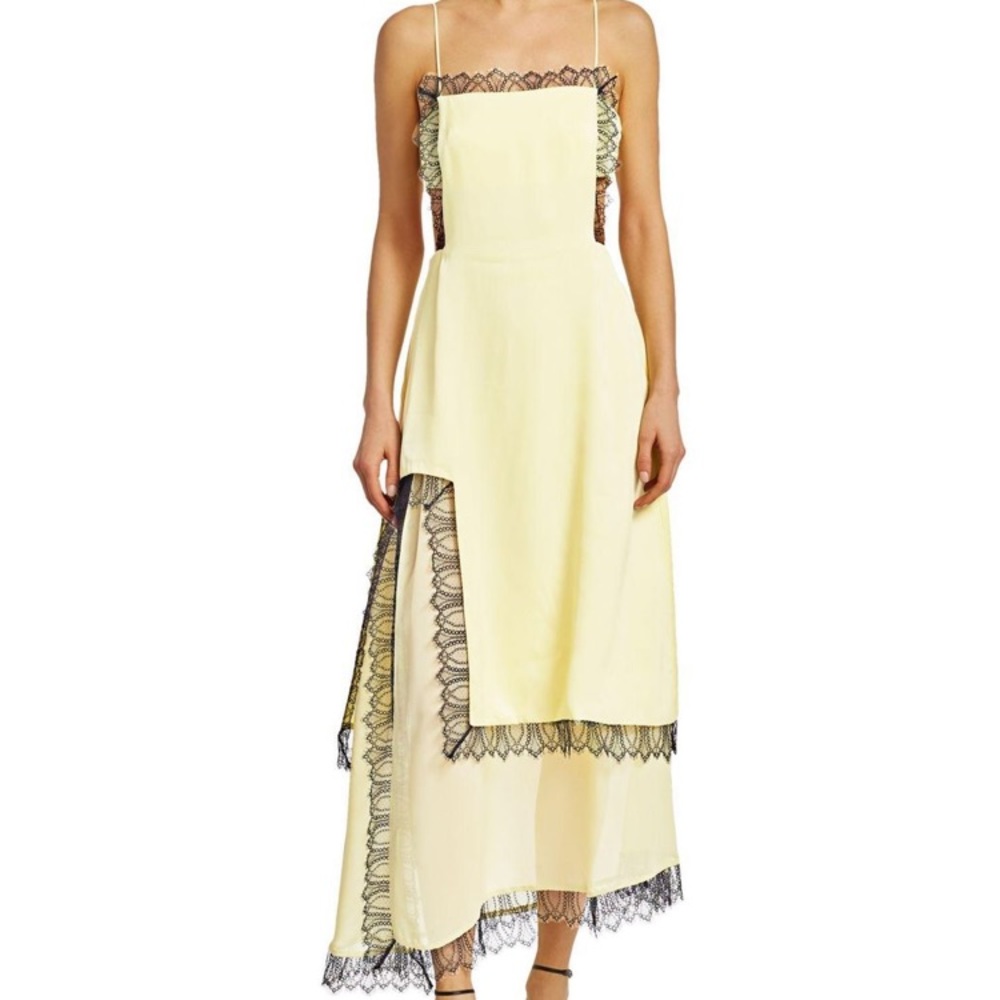 3.1 Phillip Lim Square Front Dress With Slit